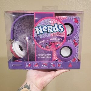*New In Box!*-Nerds 3-in-1 Stereo Combo Pack-*Rare Find!*